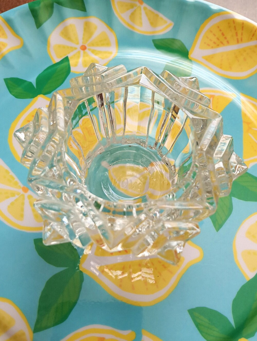 Like New Vintage Avon Crystal Votive